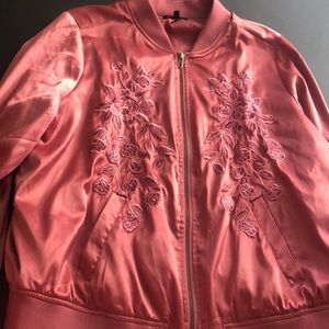 Gorgeous blush pink satin jacket
